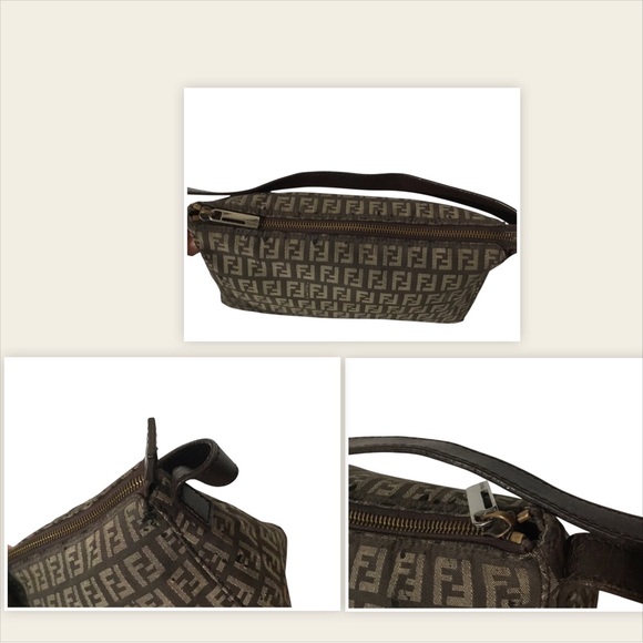 Fendi Monogram Brown Shoulder Bag - Picture 15 of 16